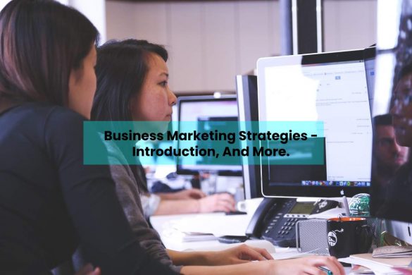 Business Marketing Strategies - Introduction, And More.