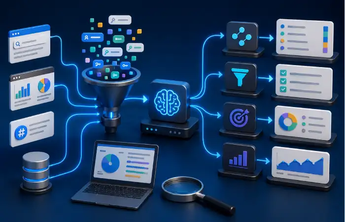 how keyword research automation works
